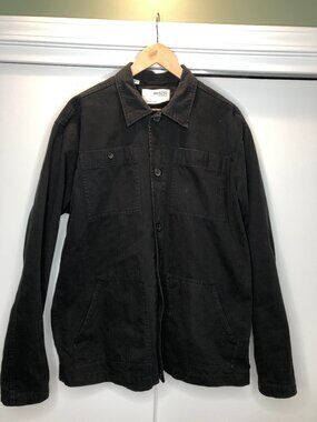Selected /Homme Loose New Tony Overshirt ,Black Used ,xl Mens ,Good Condition